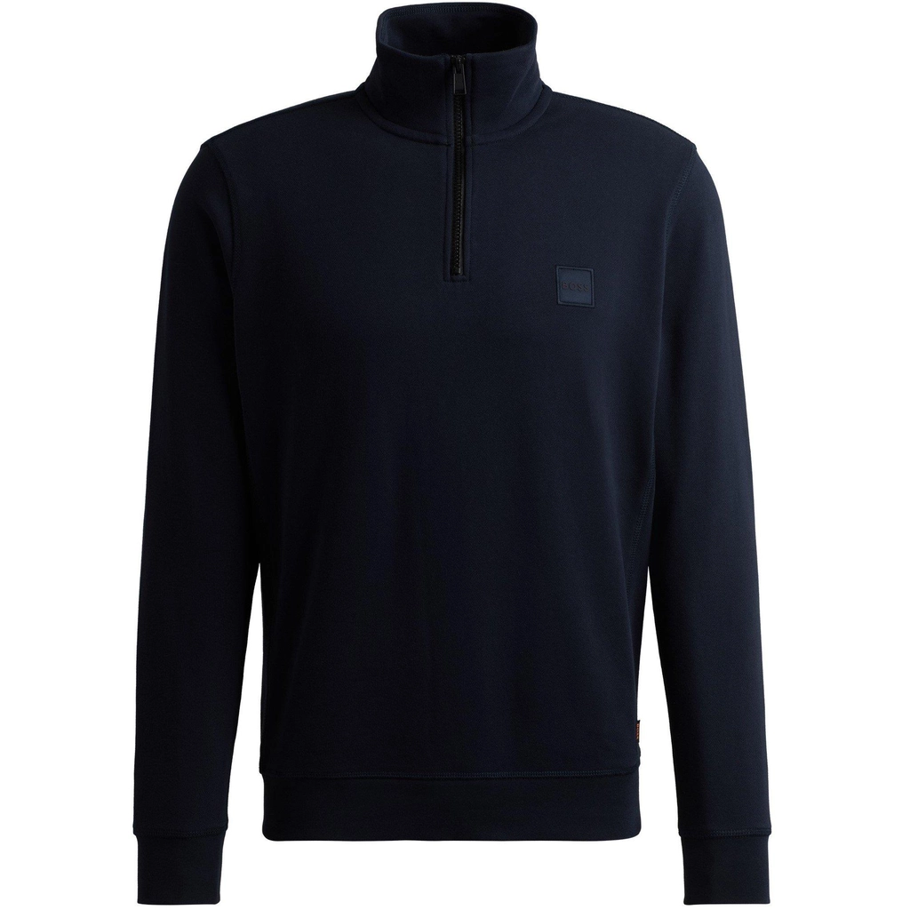 Hugo Boss Zetrust 1/4 Sweater Mens - Dark Blue 404